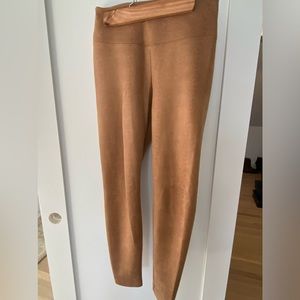 Faux leather leggings